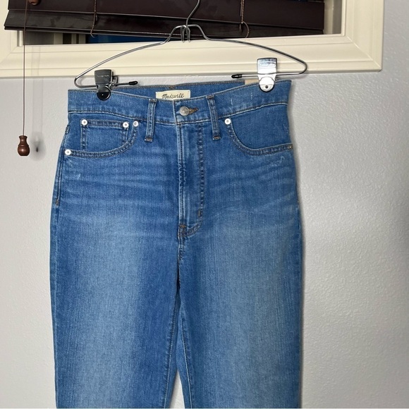 Madewell The Perfect Vintage Crop Jean Medium Wash Size 26 NWT - Picture 5 of 10